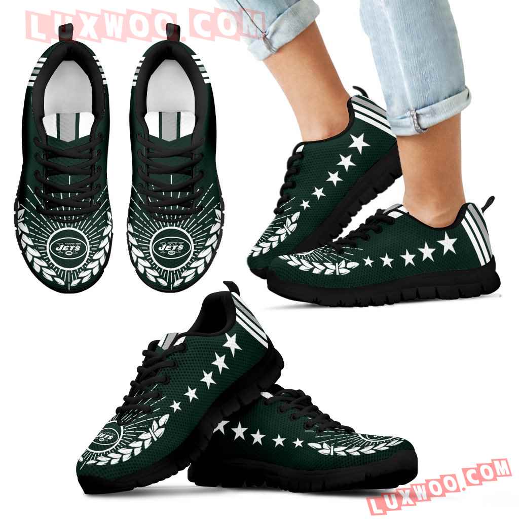 Line Of Stars Victory New York Jets Sneakers