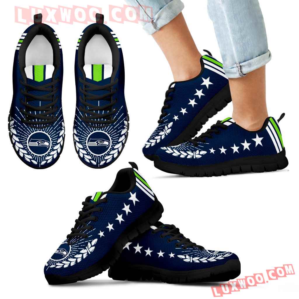 Line Of Stars Victory Seattle Seahawks Sneakers