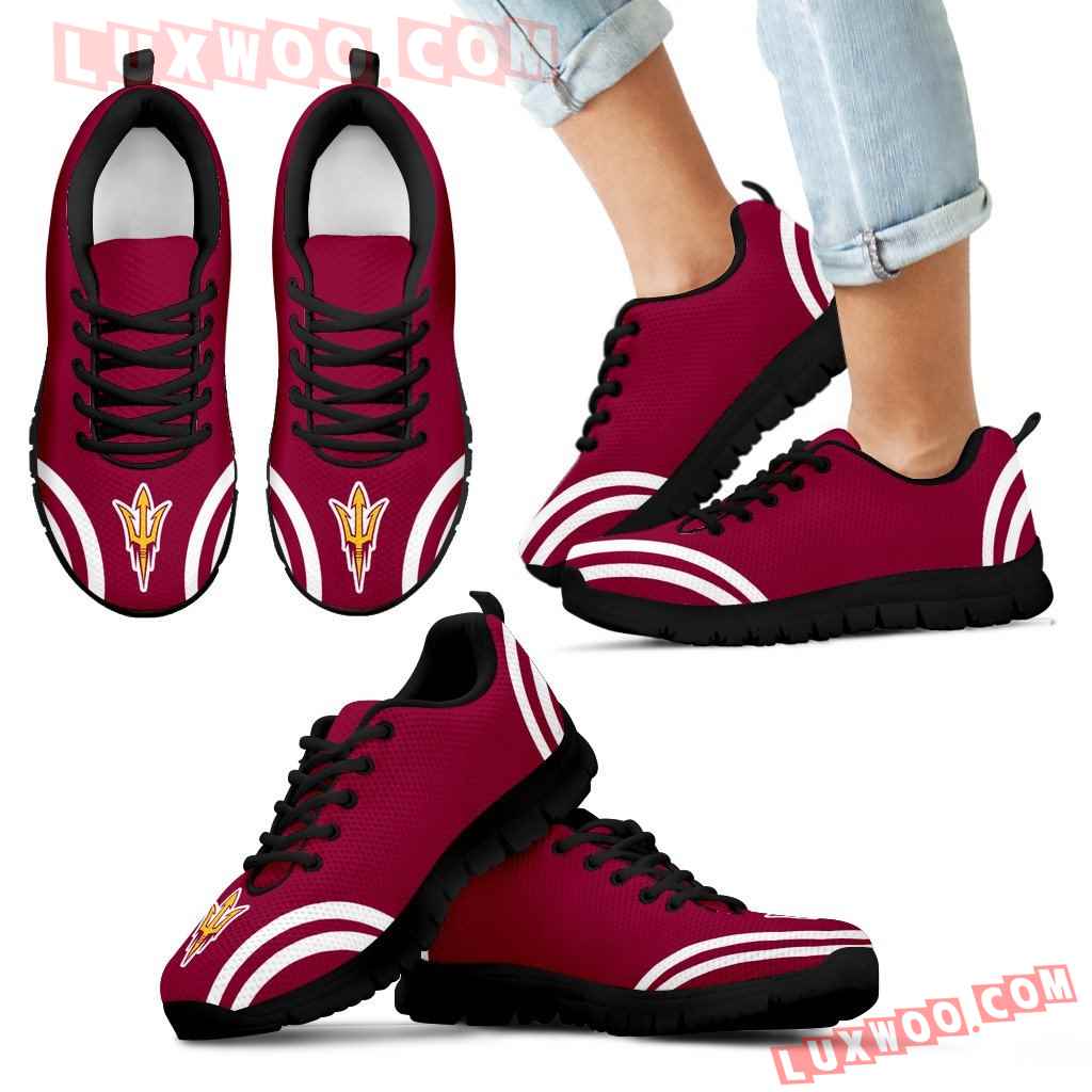 Lovely Curves Stunning Logo Icon Arizona State Sun Devils Sneakers