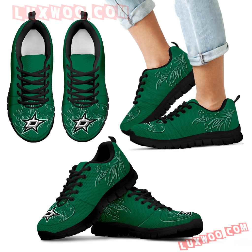 Lovely Floral Print Dallas Stars Sneakers