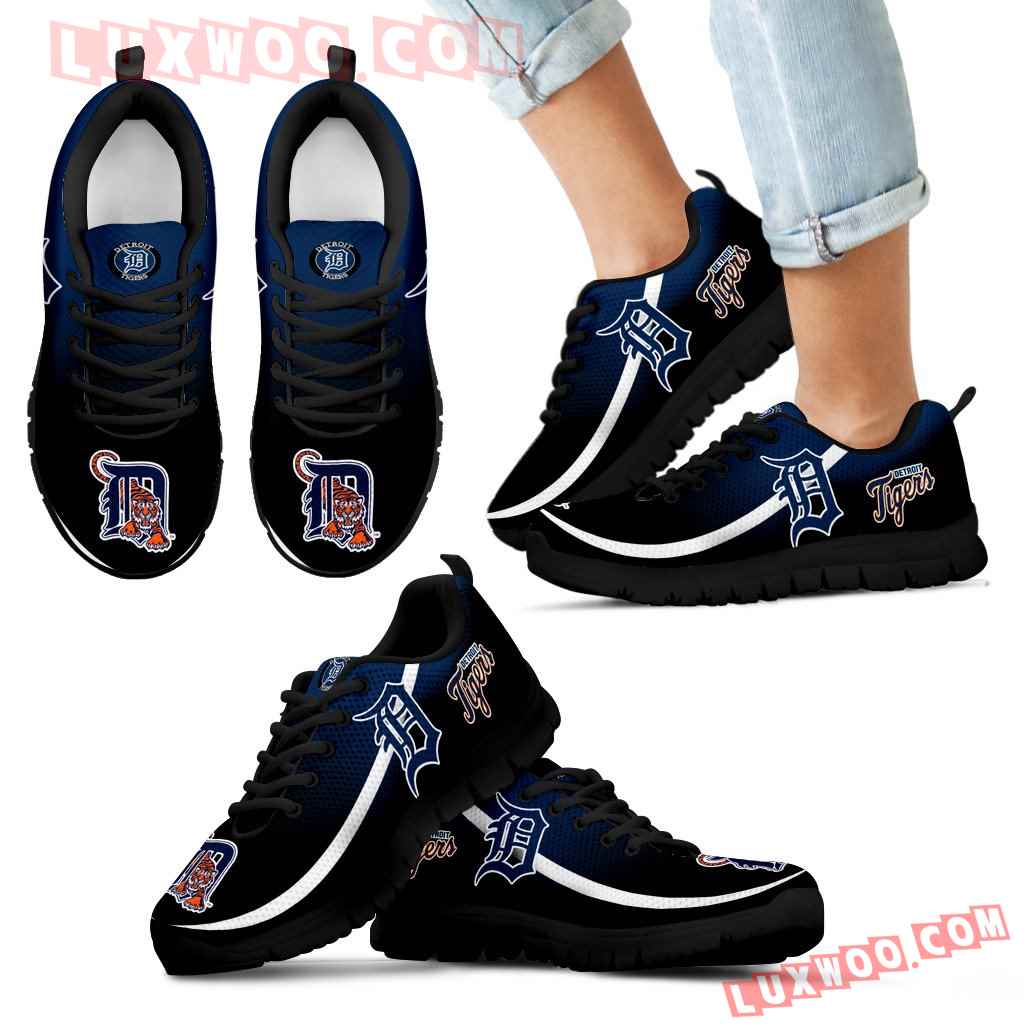 Mystery Straight Line Up Detroit Tigers Sneakers