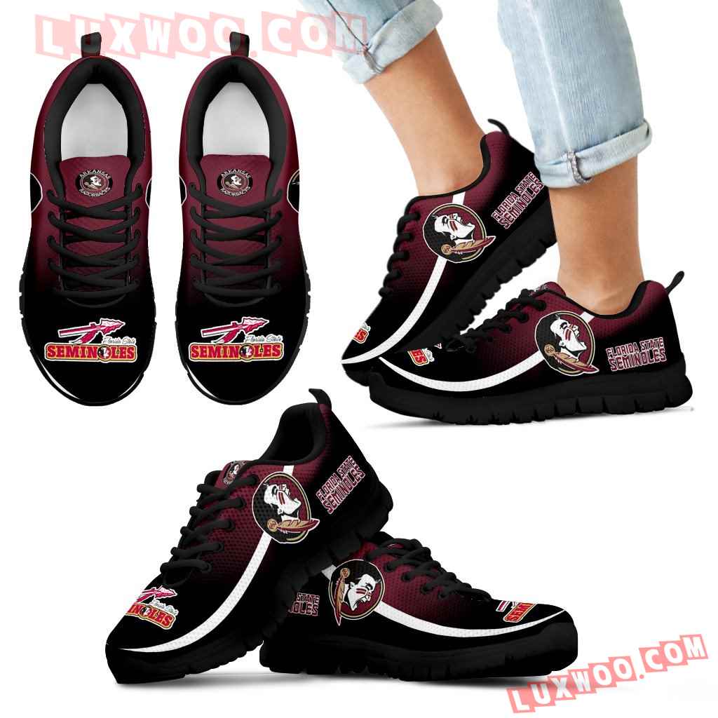 Mystery Straight Line Up Florida State Seminoles Sneakers