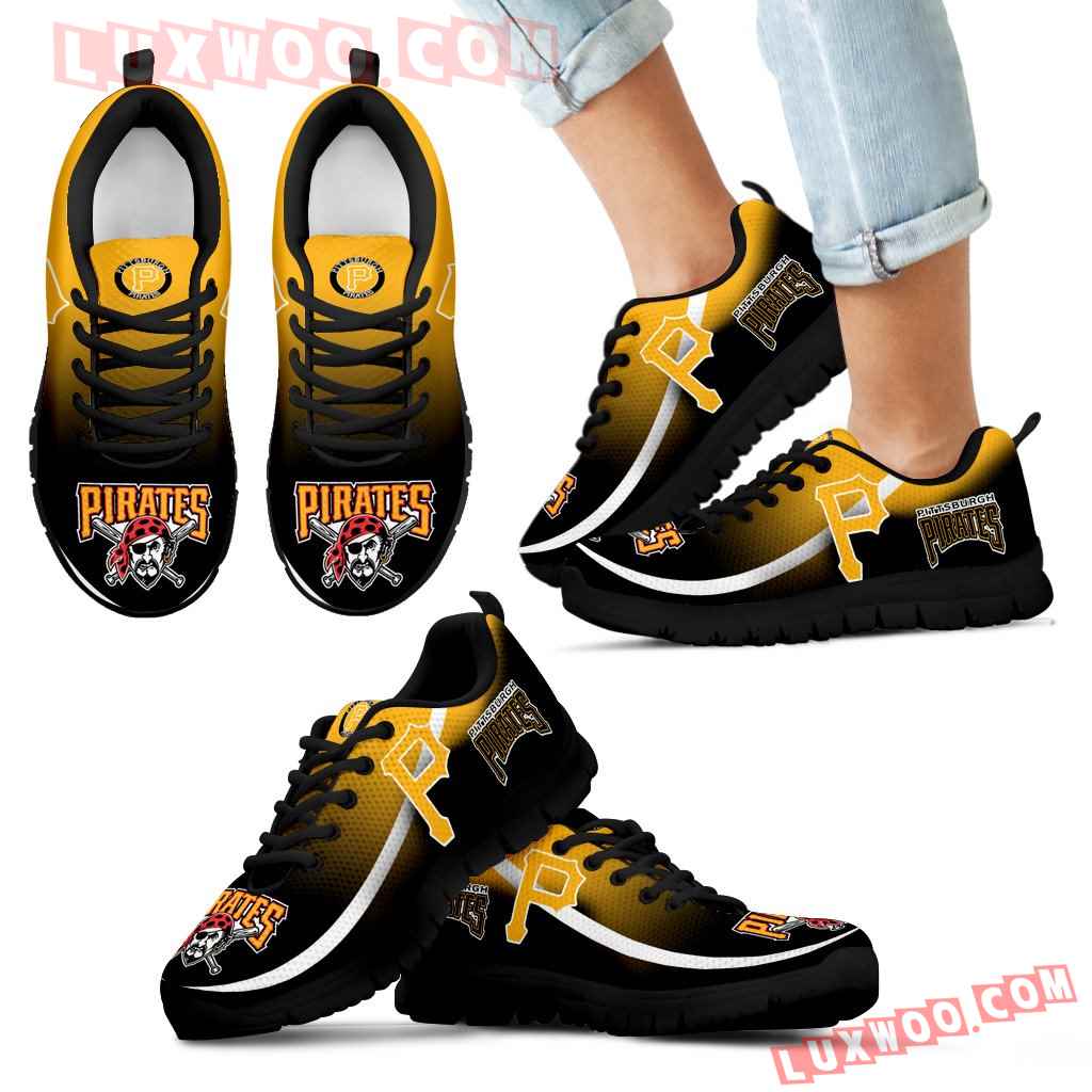 Mystery Straight Line Up Pittsburgh Pirates Sneakers