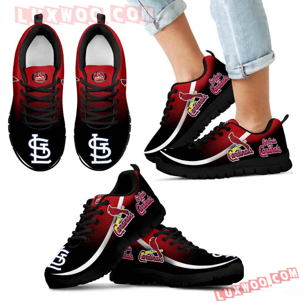Mystery Straight Line Up St Louis Cardinals Sneakers