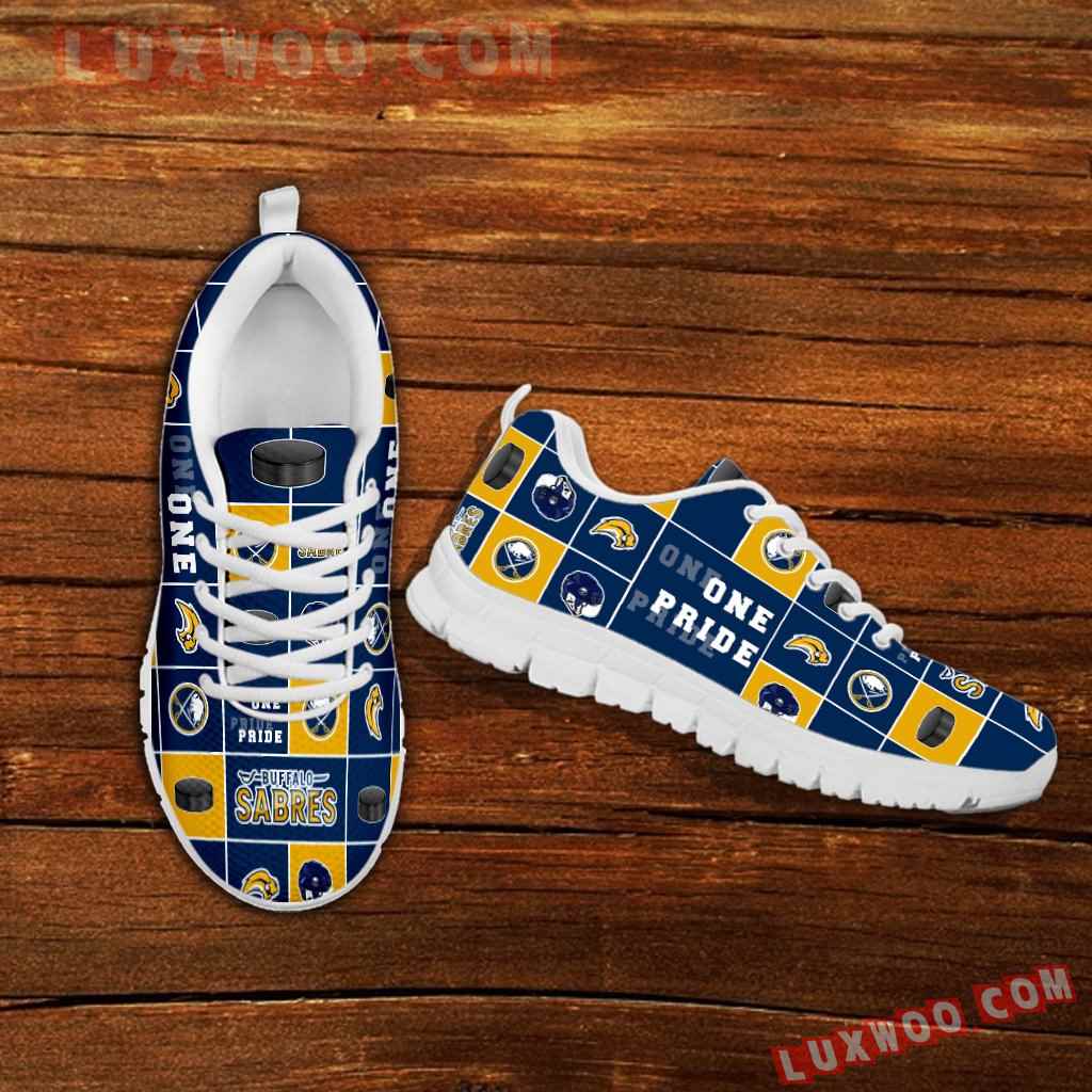 Pride Flag Buffalo Sabres Sneakers