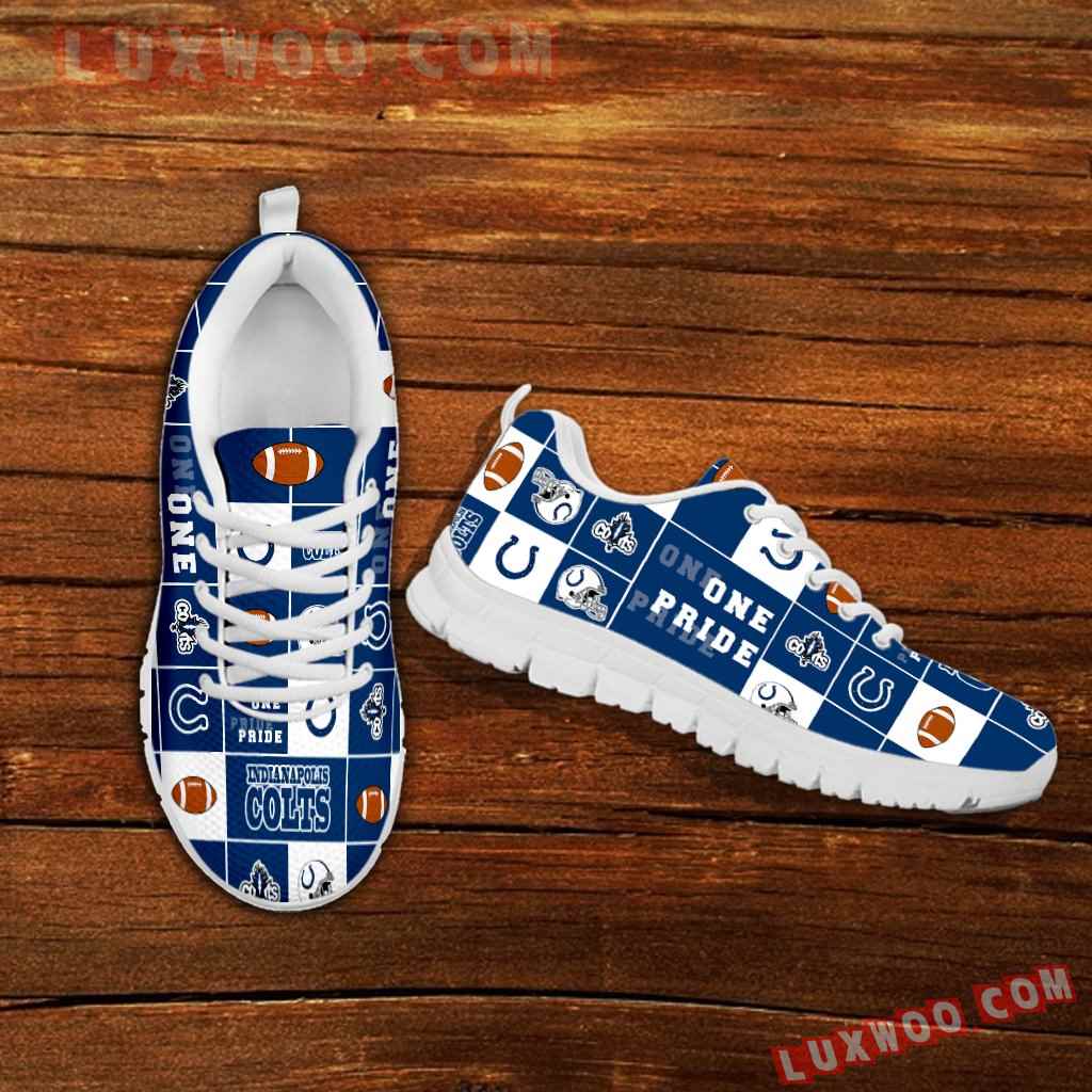Pride Flag Indianapolis Colts Sneakers