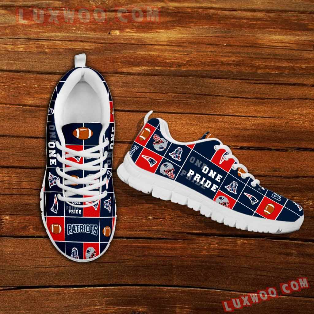 Pride Flag New England Patriots Sneakers