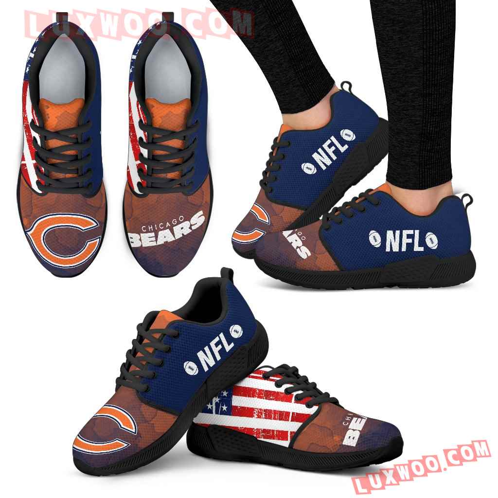 Simple Fashion Chicago Bears Shoes Athletic Sneakers