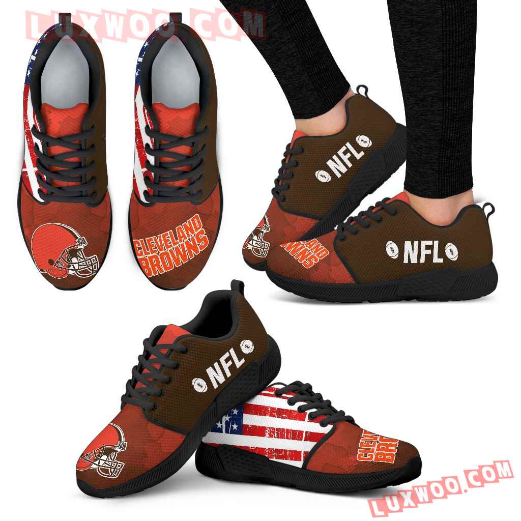 Simple Fashion Cleveland Browns Shoes Athletic Sneakers