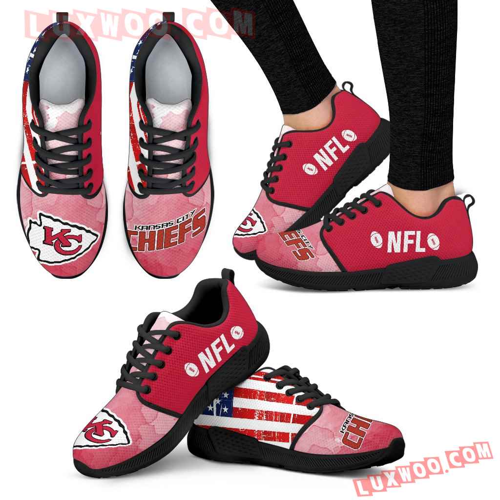 Simple Fashion Kansas City Chiefs Shoes Athletic Sneakers
