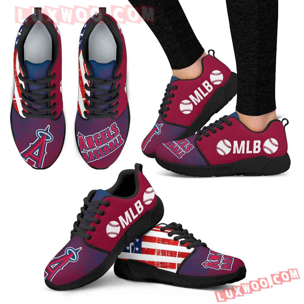 Simple Fashion Los Angeles Angels Shoes Athletic Sneakers