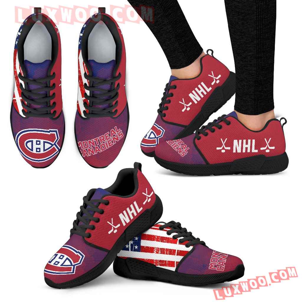 Simple Fashion Montreal Canadiens Shoes Athletic Sneakers