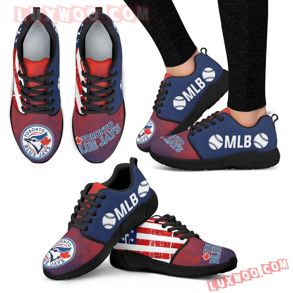 Simple Fashion Toronto Blue Jays Shoes Athletic Sneakers