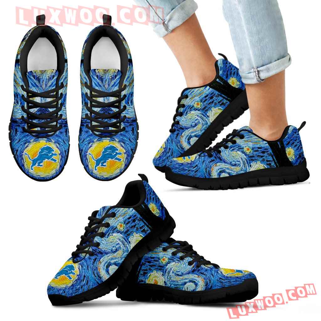 Sky Style Art Nigh Exciting Detroit Lions Sneakers