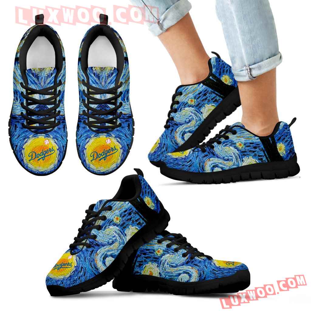 Sky Style Art Nigh Exciting Los Angeles Dodgers Sneakers