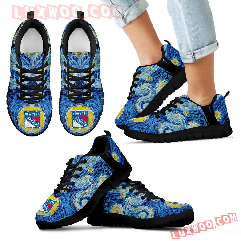 Sky Style Art Nigh Exciting New York Rangers Sneakers