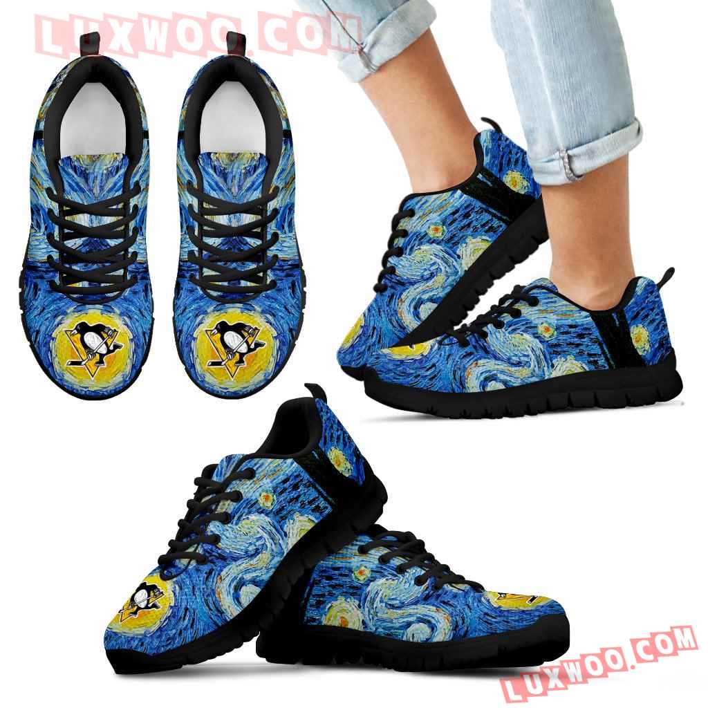 Sky Style Art Nigh Exciting Pittsburgh Penguins Sneakers