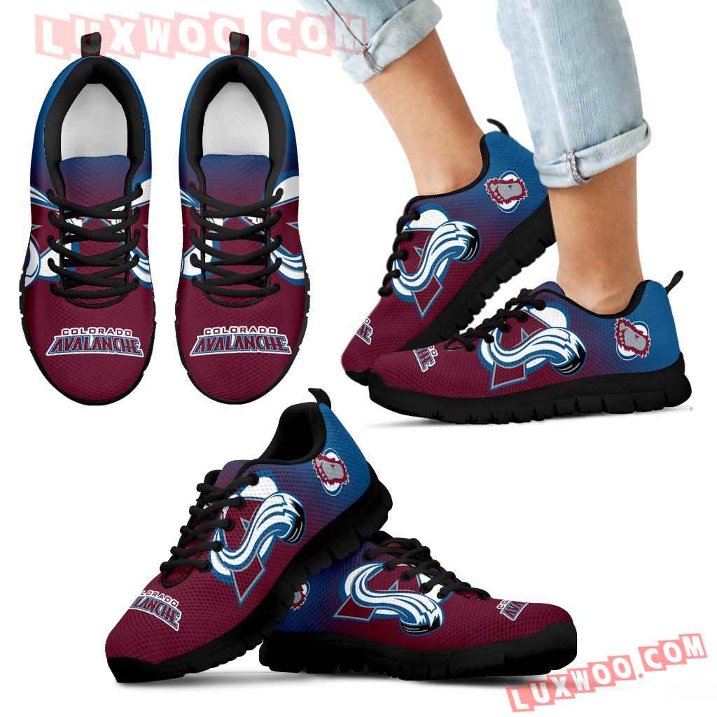 Special Unofficial Colorado Avalanche Sneakers