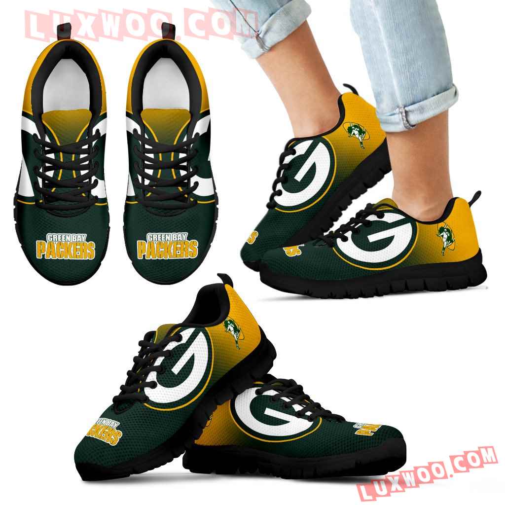 Special Unofficial Green Bay Packers Sneakers