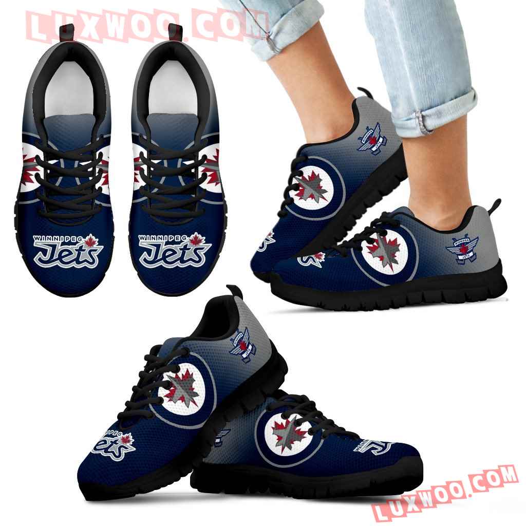 Special Unofficial Winnipeg Jets Sneakers