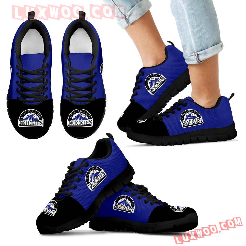 Two Colors Aparted Colorado Rockies Sneakers