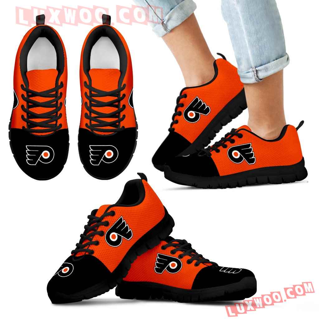 Two Colors Aparted Philadelphia Flyers Sneakers