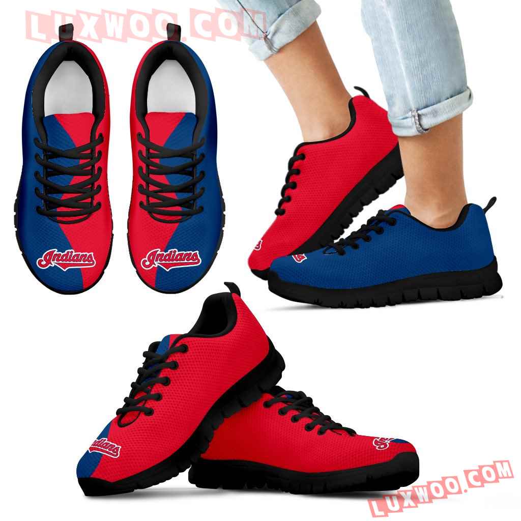 Two Colors Trending Lovely Cleveland Indians Sneaker