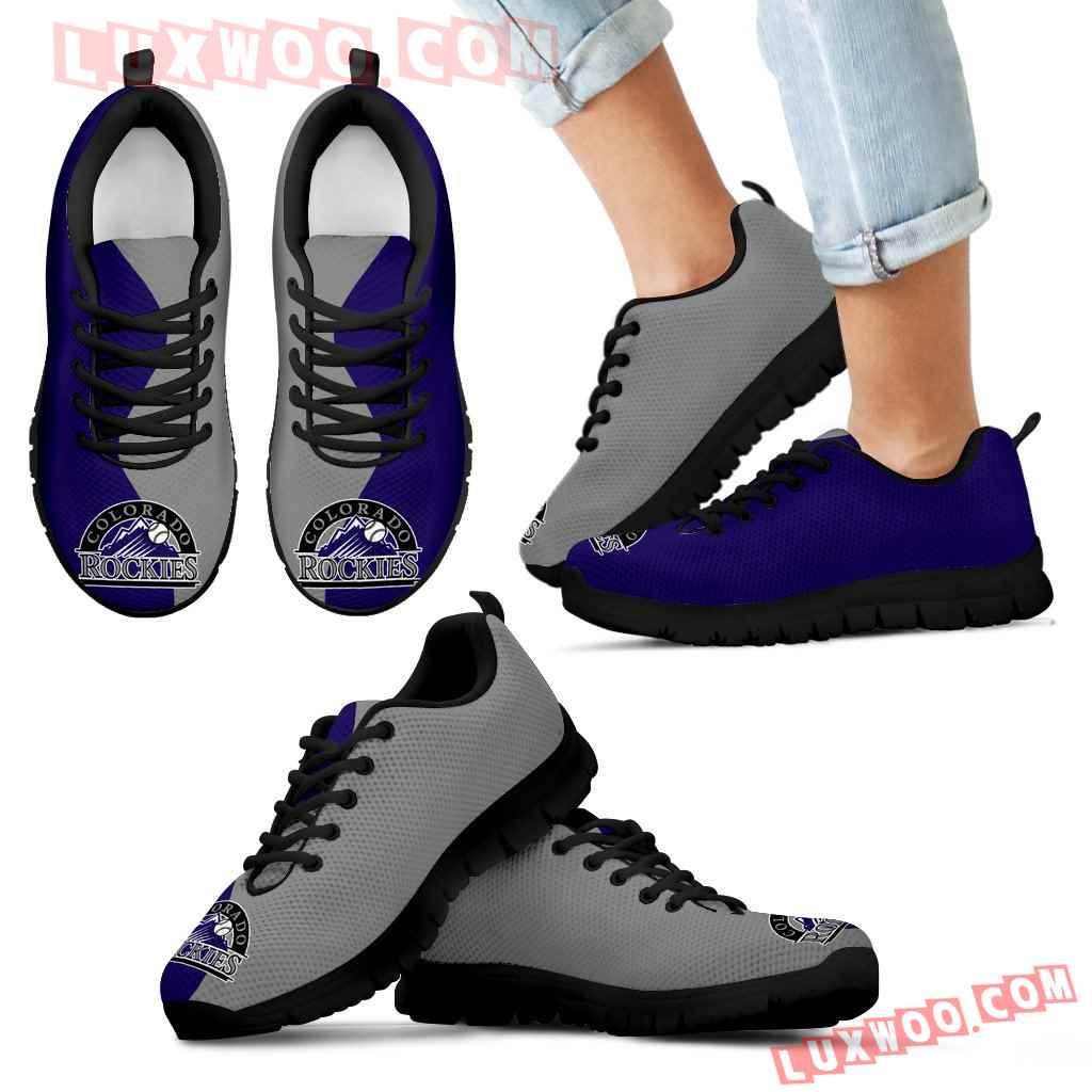 Two Colors Trending Lovely Colorado Rockies Sneakers