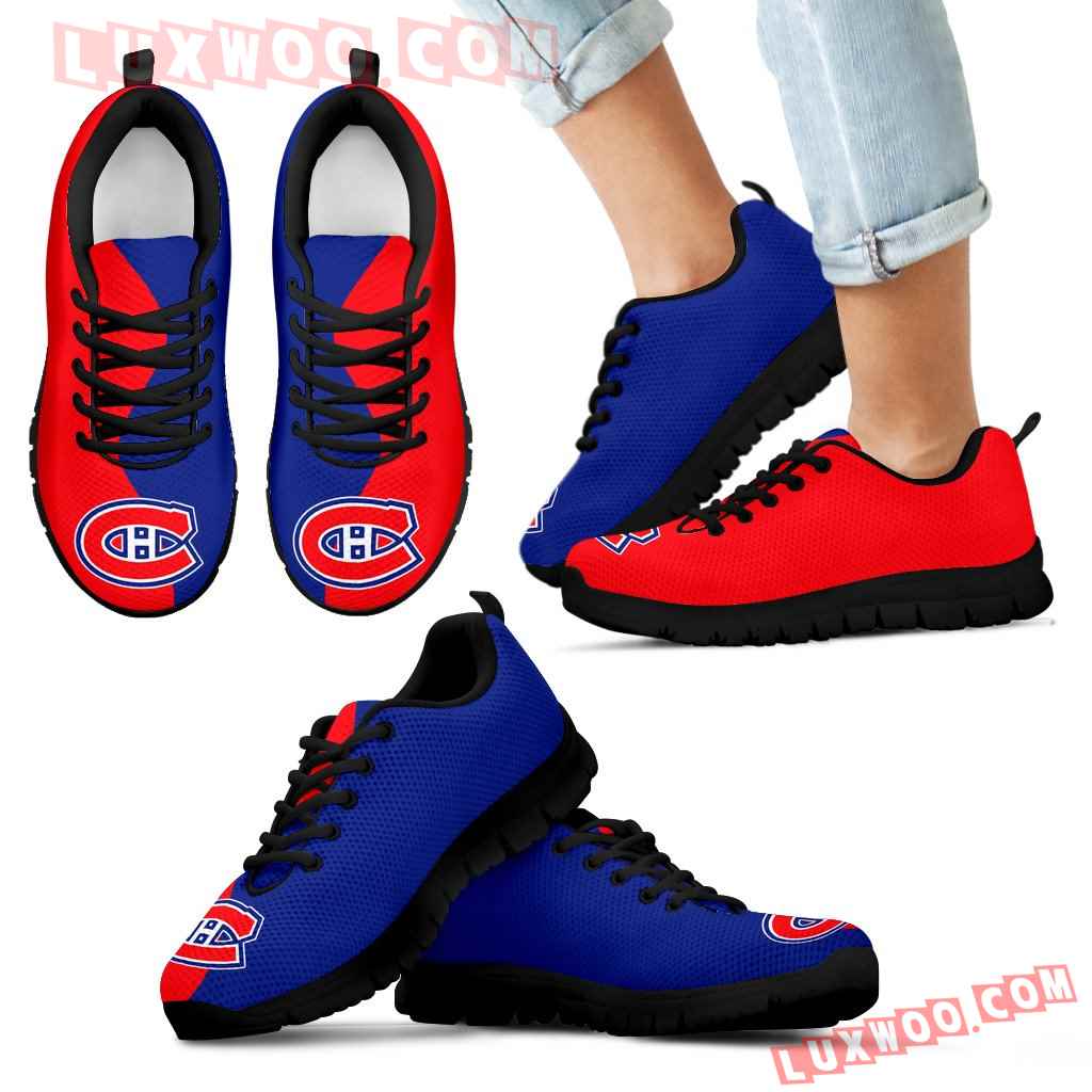 Two Colors Trending Lovely Montreal Canadiens Sneakers