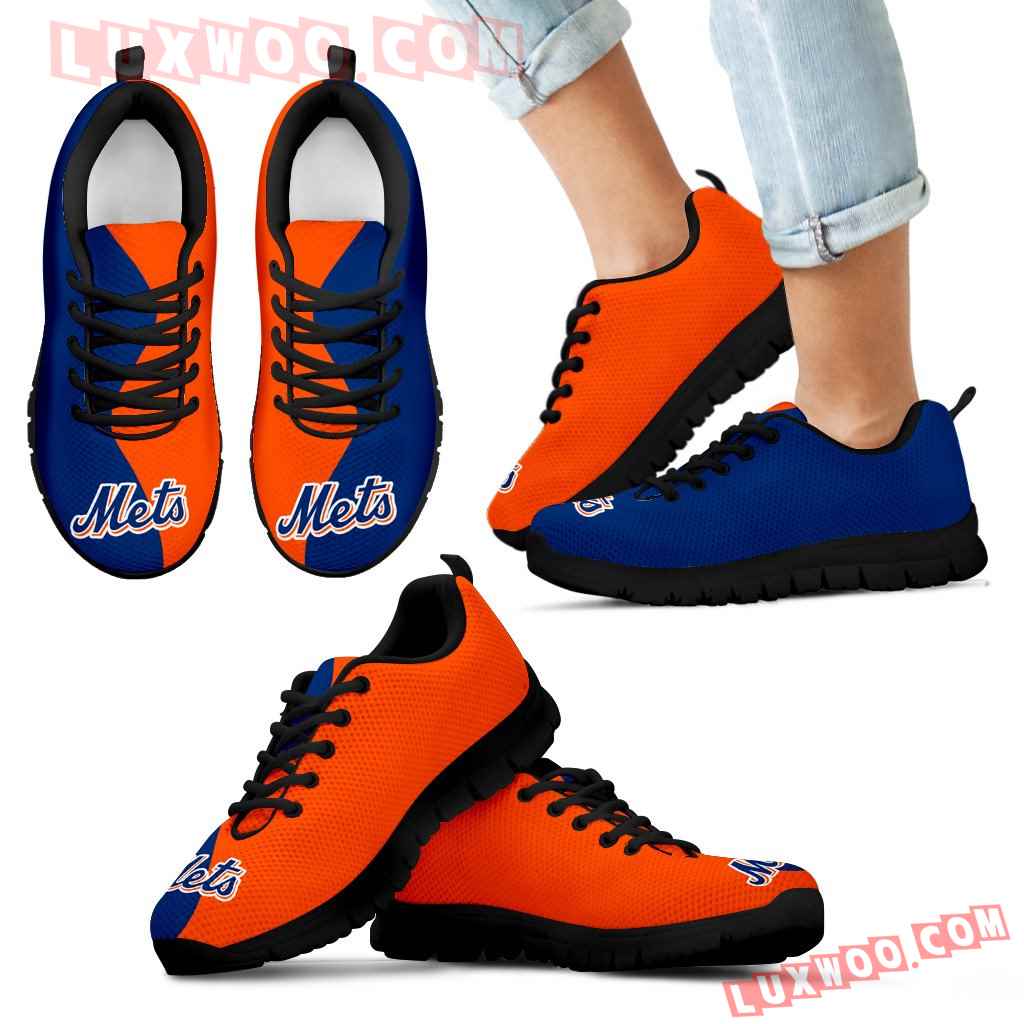 Two Colors Trending Lovely New York Mets Sneakers