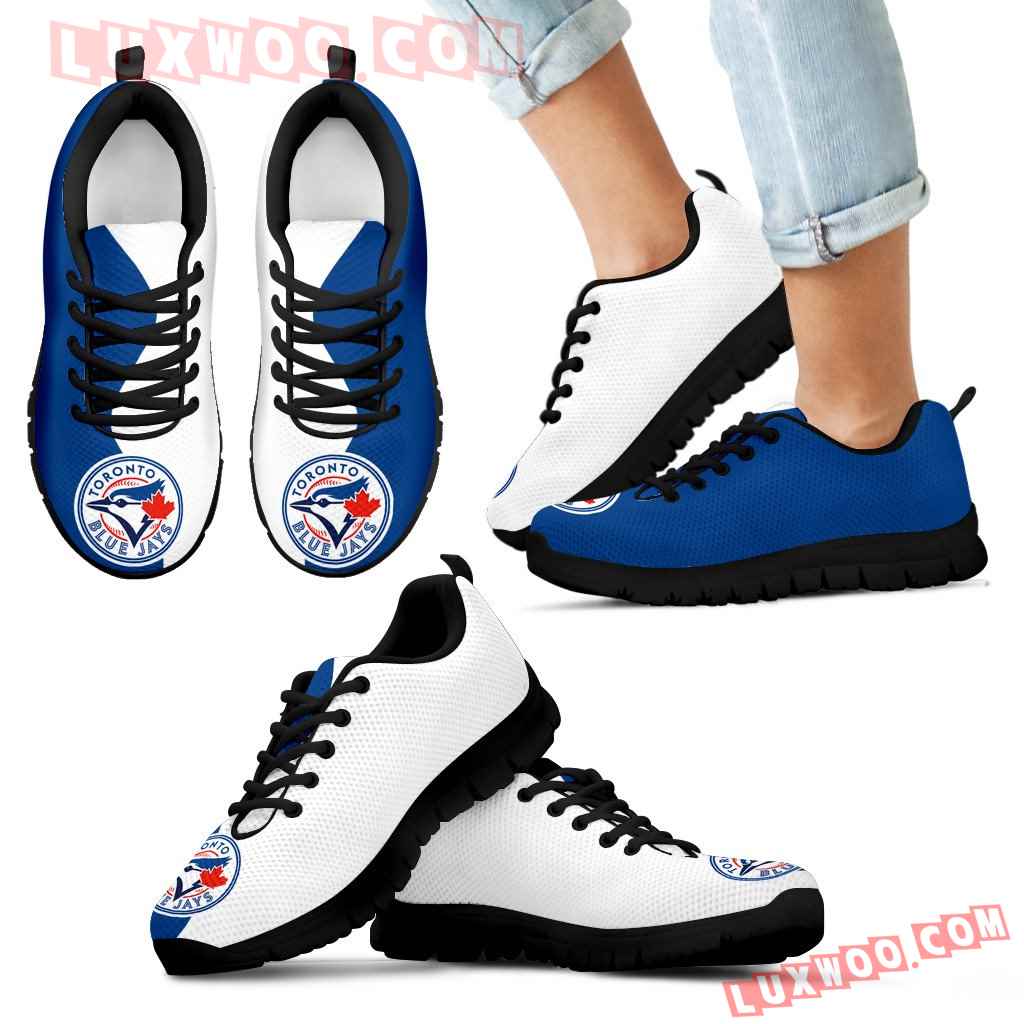 Two Colors Trending Lovely Toronto Blue Jays Sneakers