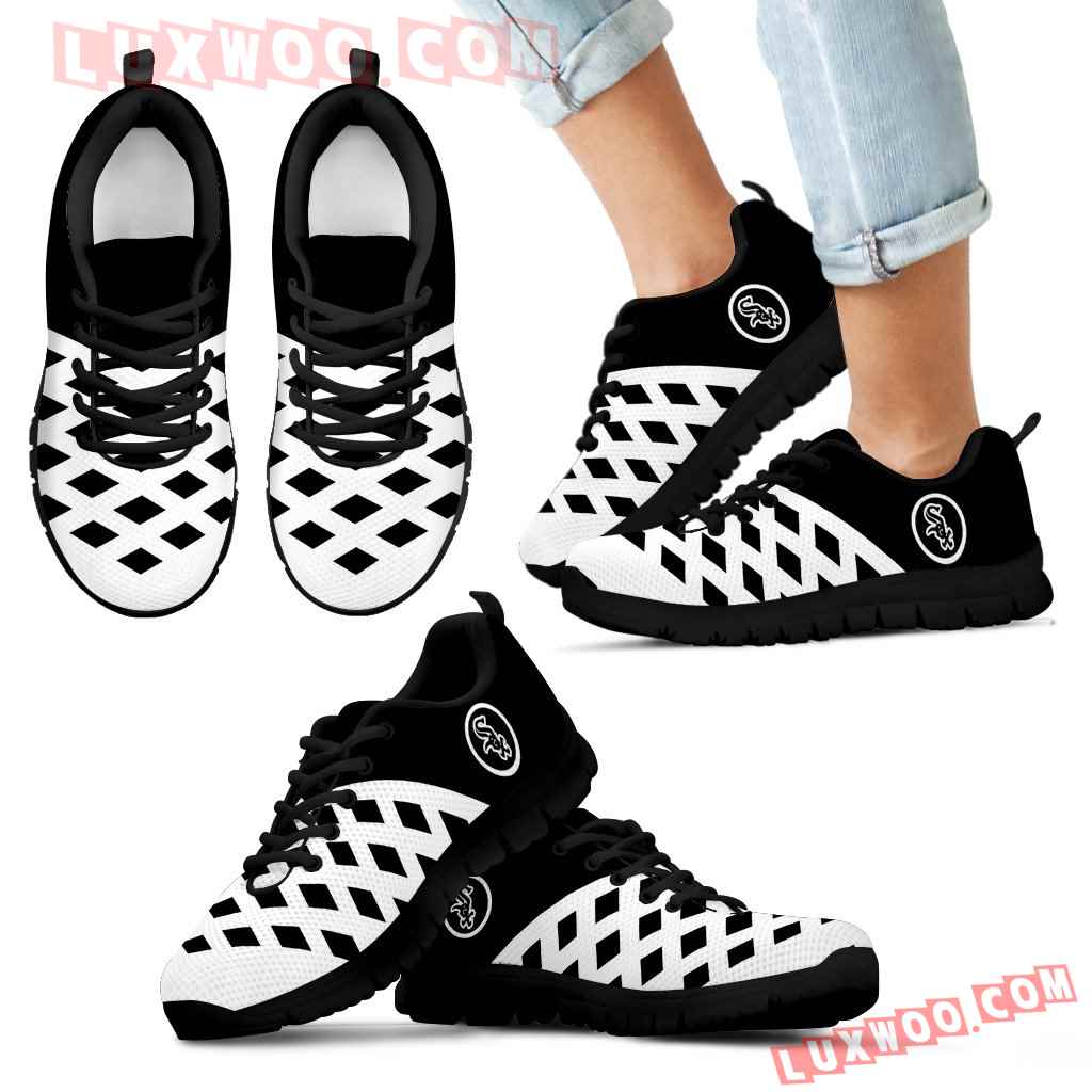 Two Colours Cross Line Chicago White Sox Sneakers