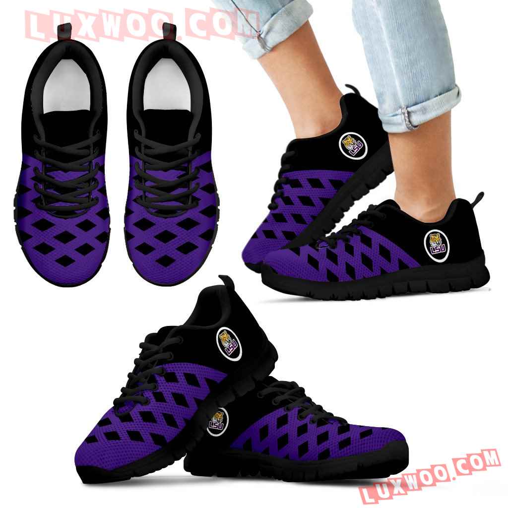 Two Colours Cross Line Lsu Tigers Sneakers