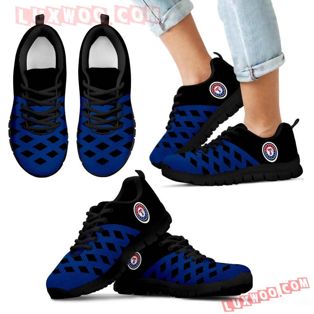 Two Colours Cross Line Texas Rangers Sneakers