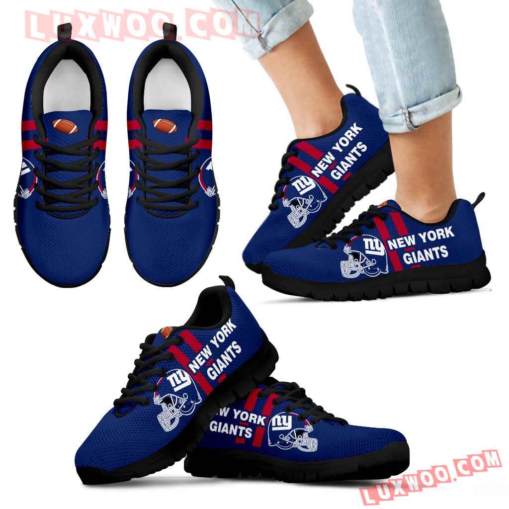 Vertical Two Line Mixed Helmet New York Giants Sneakers