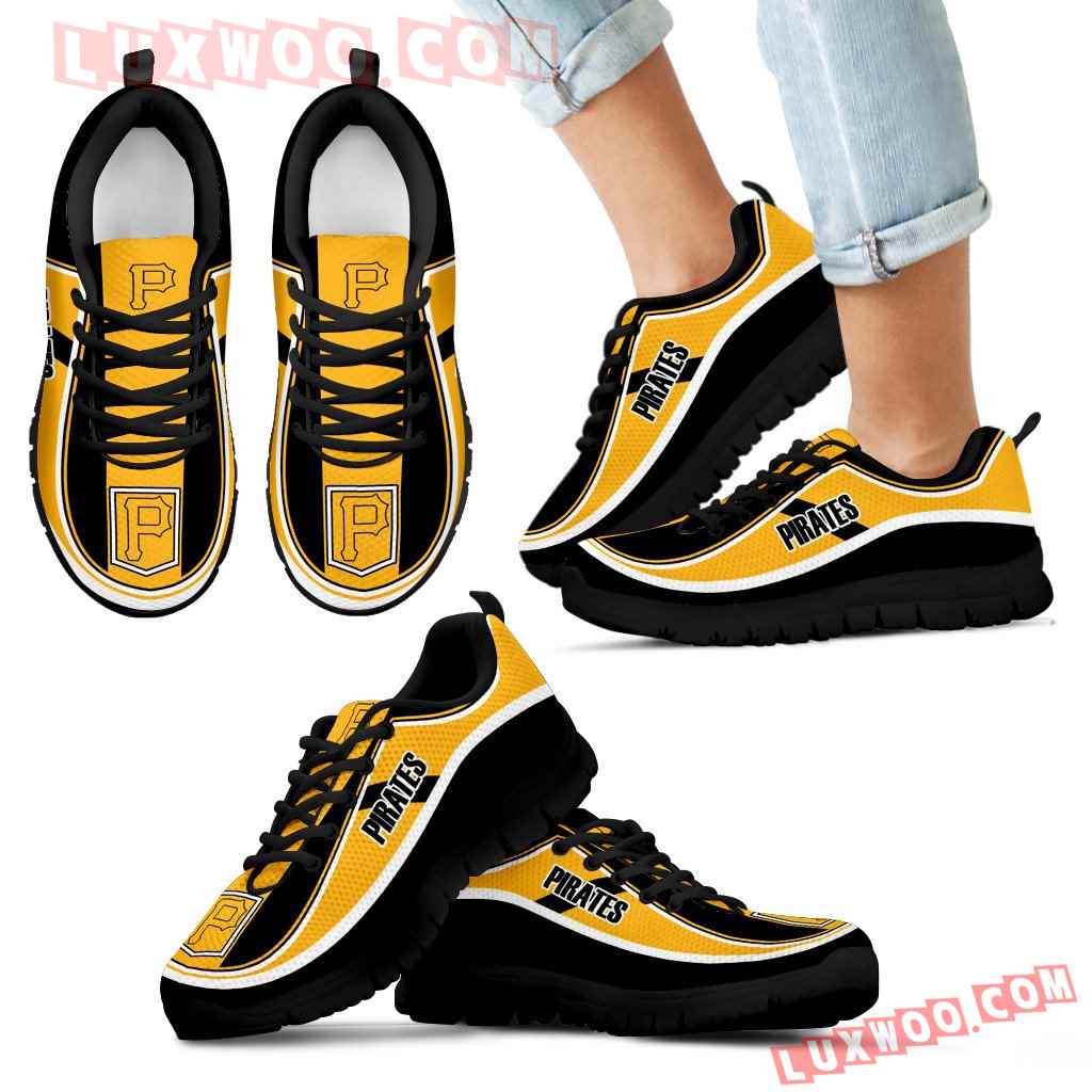Vintage Color Flag Pittsburgh Pirates Sneakers
