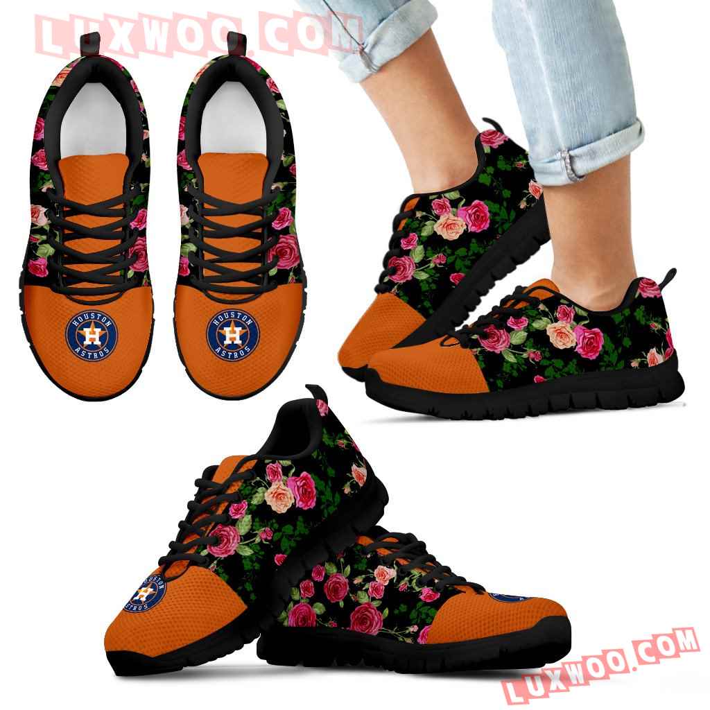 Vintage Floral Houston Astros Sneakers