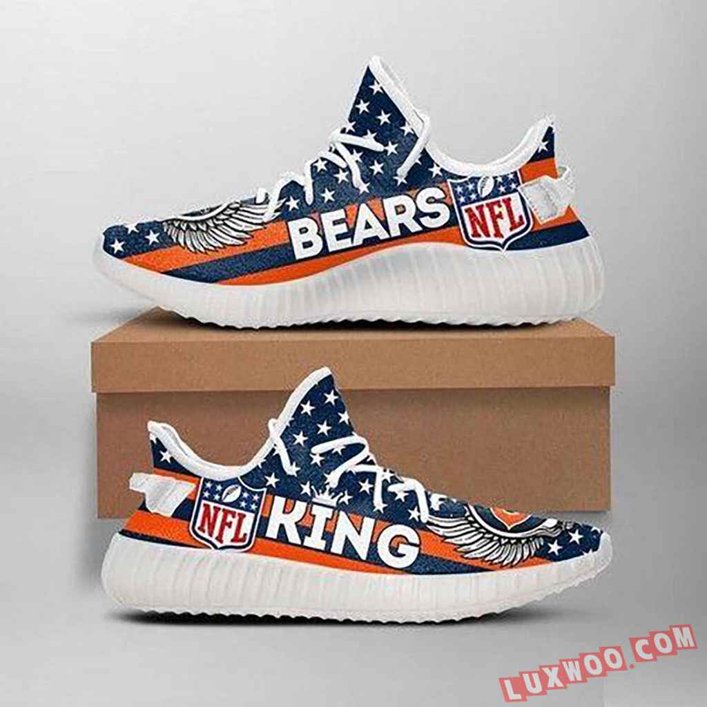 Chicago Bears Kings Nfl Like Yeezy Bears Shoes - Luxwoo.com