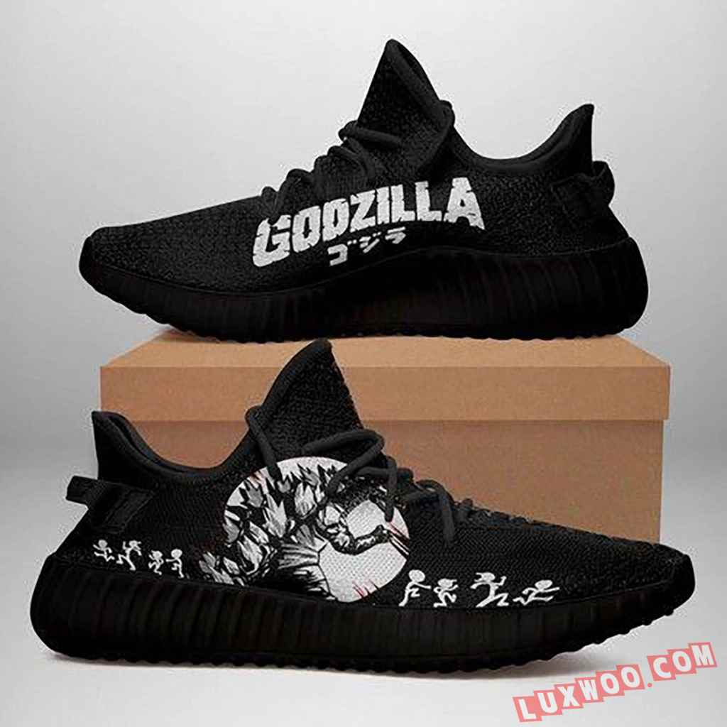 Godzilla Black Yeezy Sneakers