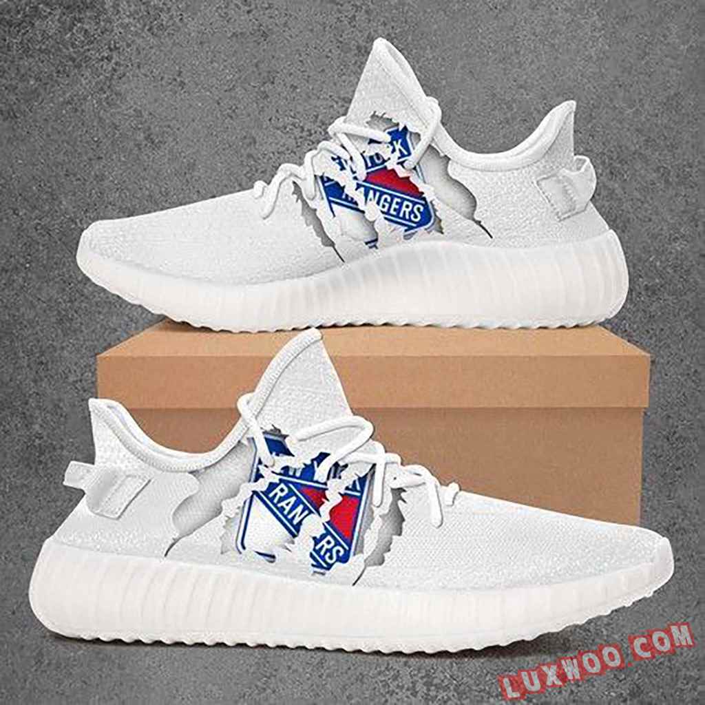 New York Rangers Nhl Yeezy Boost 350 V2