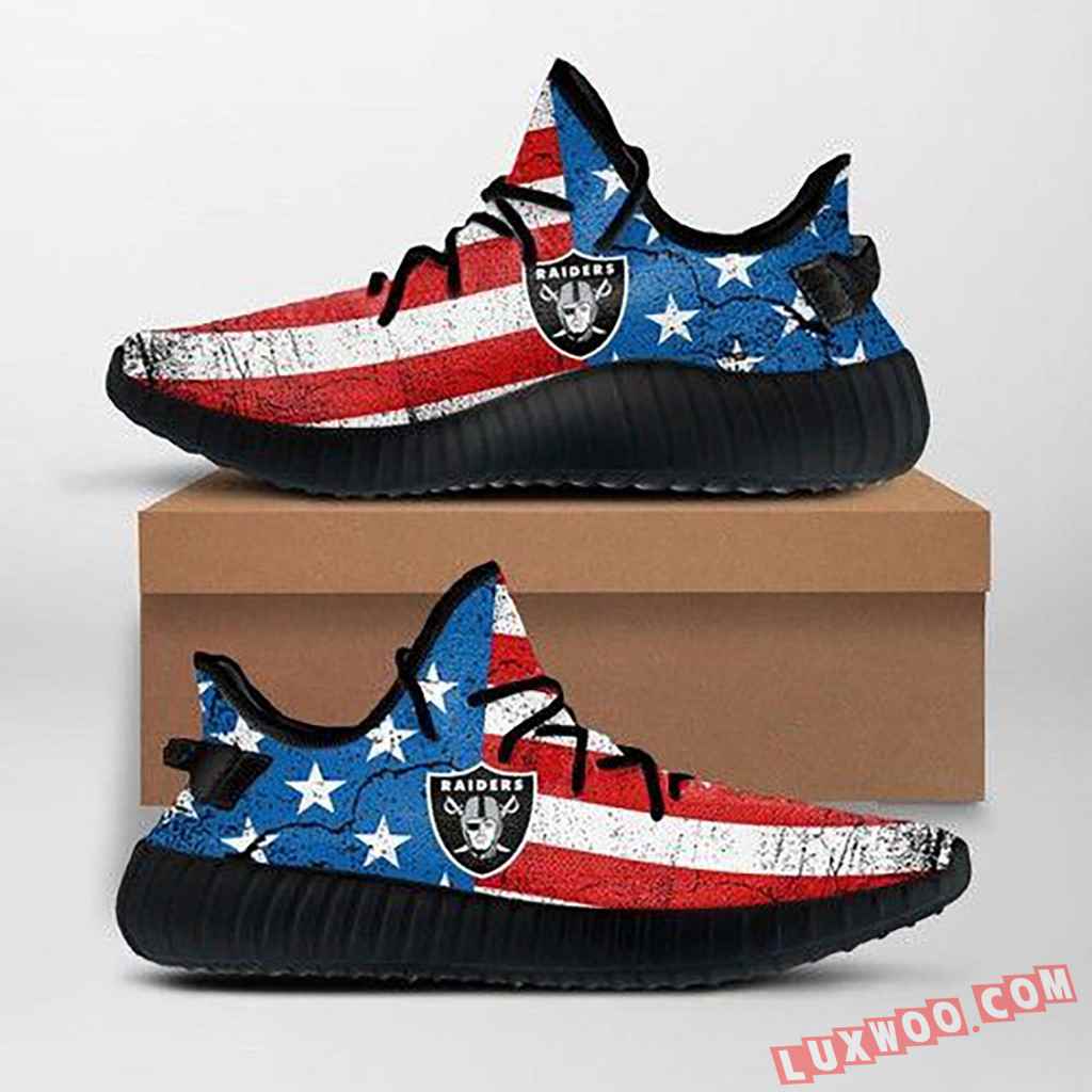 Oakland Raiders Nfl Custom Yeezy Shoes For Fans Ffs7027