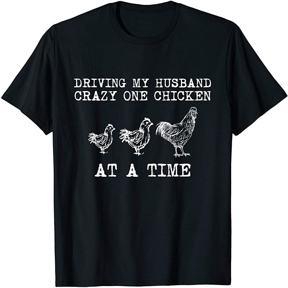 Funny Chicken Print - Chicken Product Crazy Chicken Lady T-shirt Size Up To 5xl