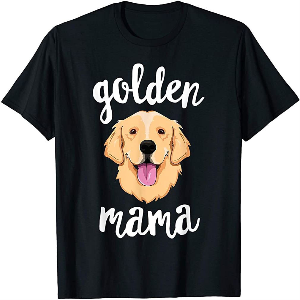 Golden Retriever Mama T-shirt For Women Mother Dog Pet Gift T-shirt ...