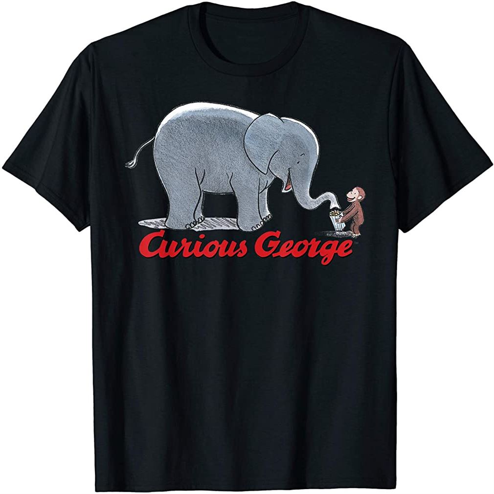 And Elephant Portrait Logo T-shirt Plus Size Up To 5xl