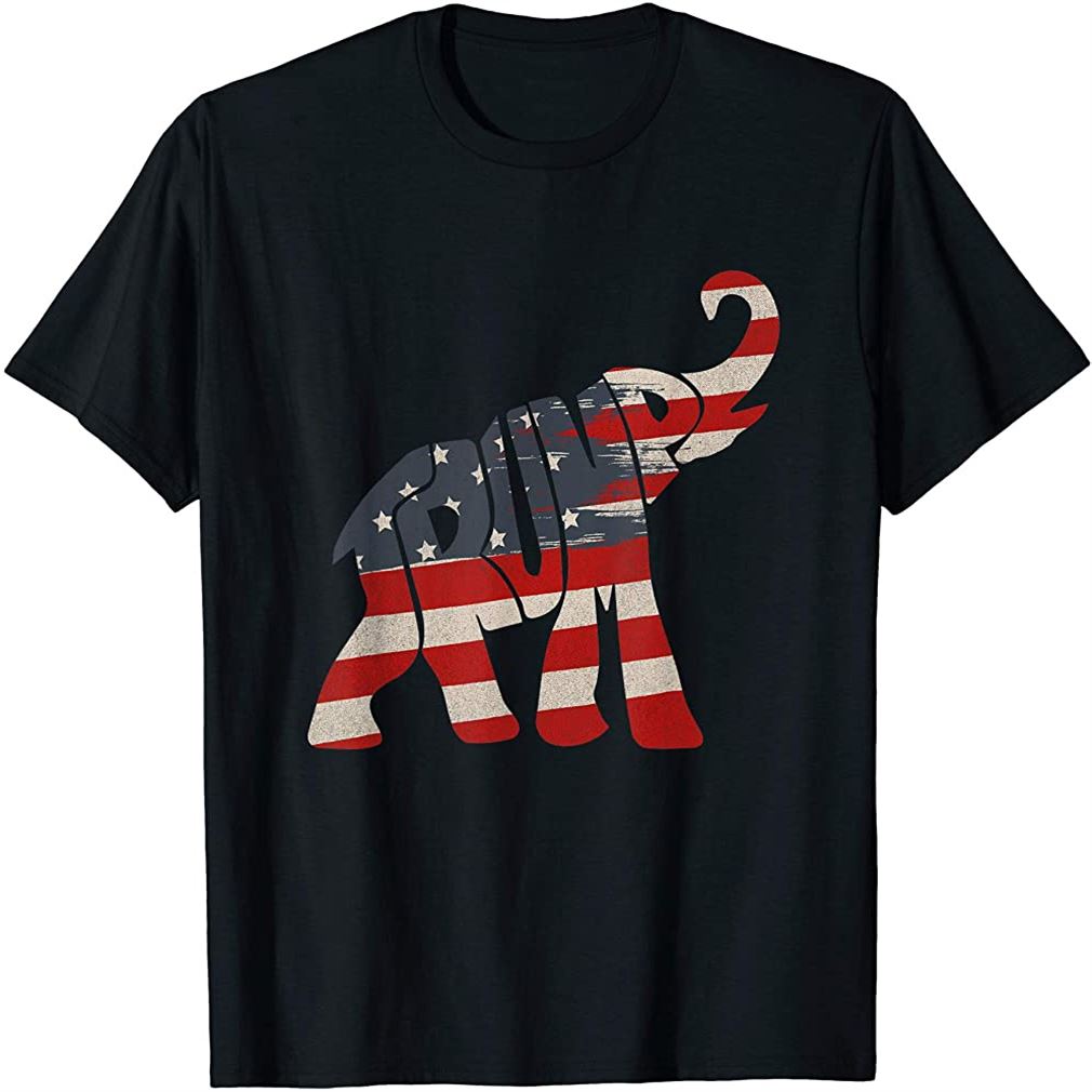 President Trump 2020 Republican Elephant Trump Supporter T-shirt Plus Size Up To 5xl