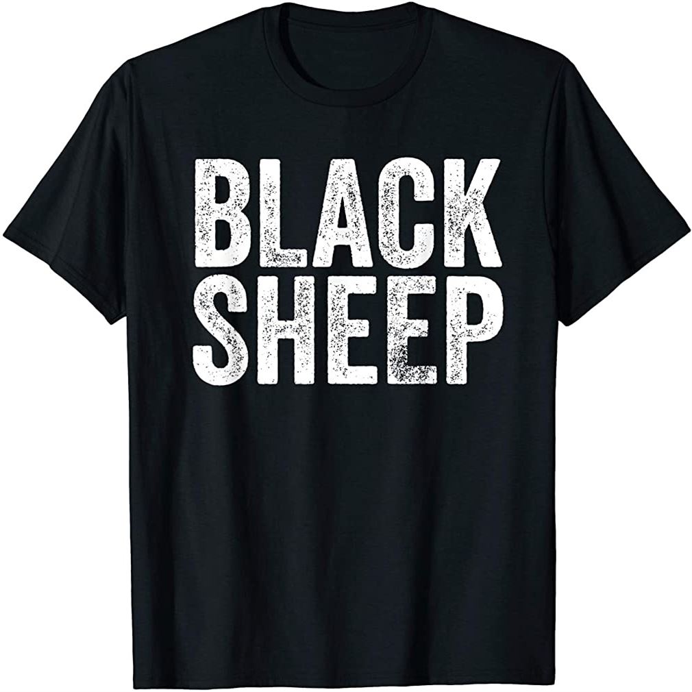 Black Sheep T-shirt Outcasts Misfits Punk Shirts Plus Size Up To 5xl