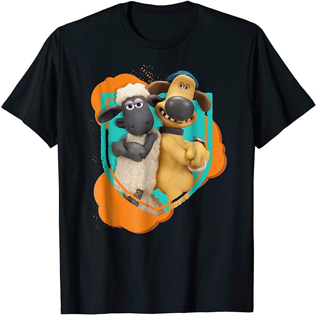 Shaun And Bitzer Best Friends T-shirt Plus Size Up To 5xl