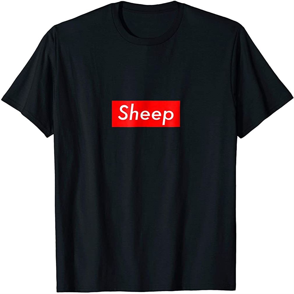 Sheep Box Logo Hype T-shirt Plus Size Up To 5xl
