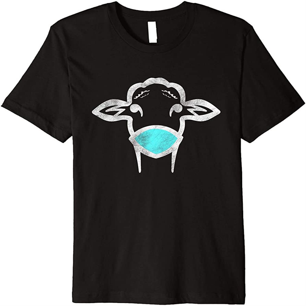 Sheep Wearing Anti-mask Mask Premium T-shirt Plus Size Up To 5xl