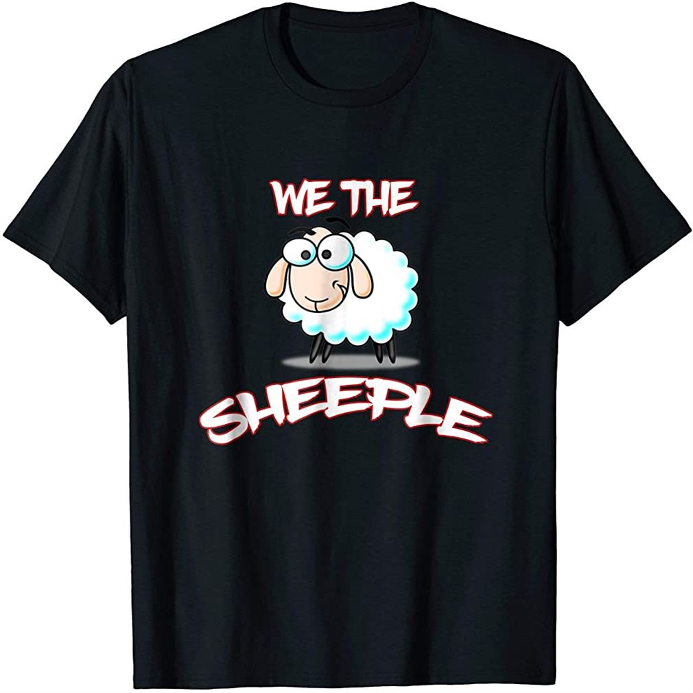We The Sheeple- Conspiracy Sheep T-shirt Plus Size Up To 5xl